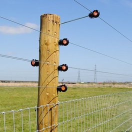 Plain wire clearance fencing